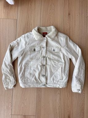 Dickies Cream Sherpa-Lined Jacket